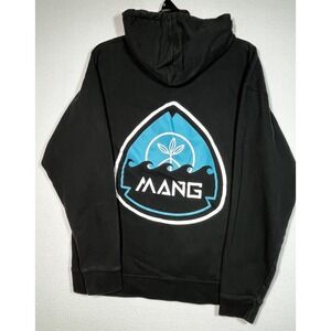 Mang Men's Black Hoodie Sweat Shirt Size LARGE Save the Mangroves